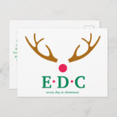 Every Day is Christmas Postcard Briefkaart (Voorkant / Achterkant)