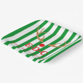 Every Day is Christmas Striped Papieren Bordje (Gebogen)