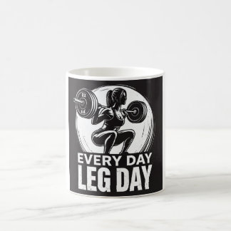 Every Day Leg Day Koffiemok