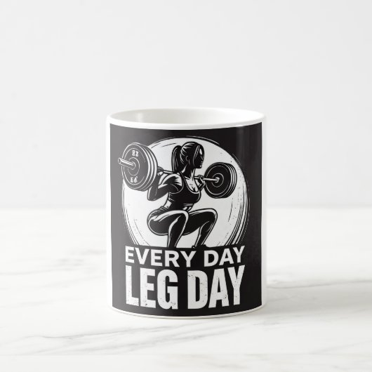 Every Day Leg Day Koffiemok (Center)