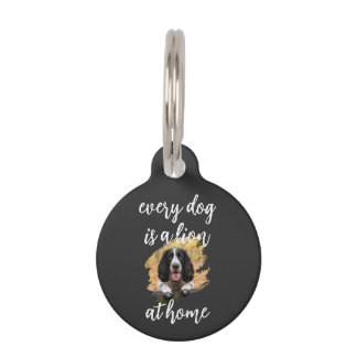 Every Dog Is a Lion at Home – Custom Dog Photo Huisdierpenning