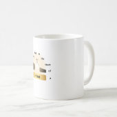 "Every Fall Is the Start of a Rise – Leap of Hope" Koffiemok (Voorkant rechts)