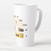 "Every Fall Is the Start of a Rise – Leap of Hope" Latte Mok (Rechterhoek)