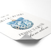 Every Good and Perfect Gift Blue Ornament  Poster (Hoek)