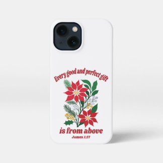 Every Good and Perfect Gift – James 1:17 Christmas iPhone 13 Mini Hoesje