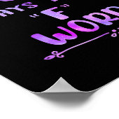 Every Great Mom Says The F Word Womens Funny Poster (Hoek)