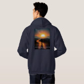 **"Every Journey Begins with a Single Step: Embrac Hoodie (Achterkant volledig)