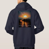 **"Every Journey Begins with a Single Step: Embrac Hoodie (Achterkant)