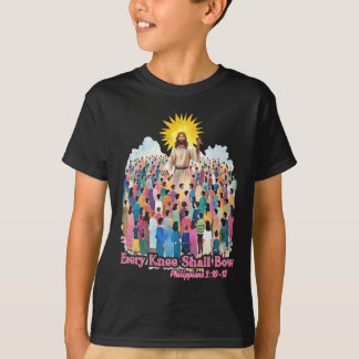 Every Knee Shall Bow Christian Easter Day  T-shirt