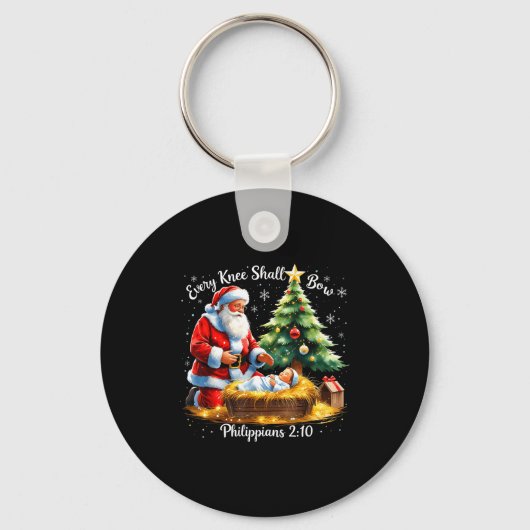 Every Knee Shall Bow Philipans 2_10 Christmas  Sleutelhanger (Voorkant)