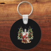 Every Knee Shall Bow Religious Christian Santa Chr Sleutelhanger (Voorkant)