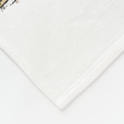 Every Knee Shall Bow Santa Christmas Nativity Scen Fleece Deken (Hoek)