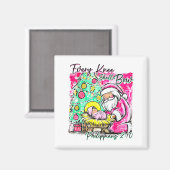 Every Knee Shall Bow Santa Christmas Nativity Scen Magneet (Voorkant / Achterkant)