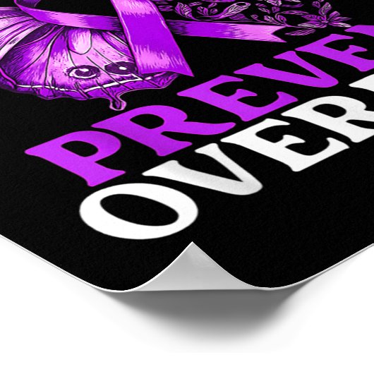 Every Life Matters Prevent Overdose Awareness Purp Poster (Hoek)