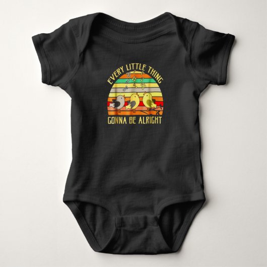 Every Little Thing Is Gonna Be Alright Bird Romper (Voorkant)