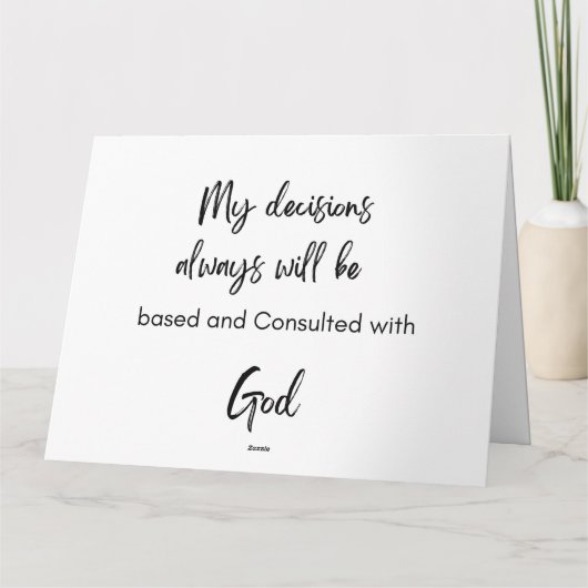 Every minuutje, every hour is a new opportunity to kaart (Achterkant)