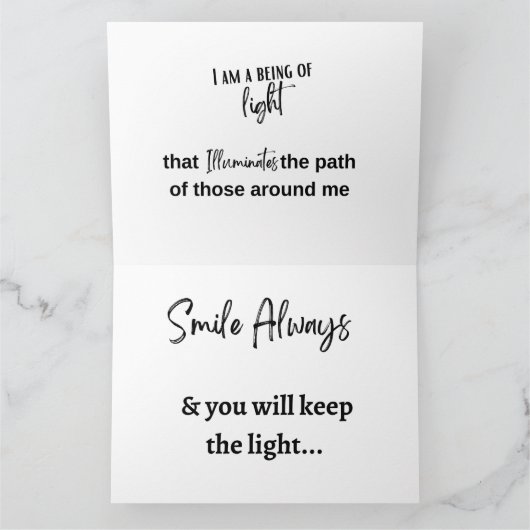 Every minuutje, every hour is a new opportunity to kaart (Binnen)