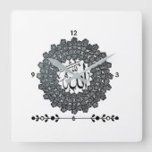 Every moment mallers Wall Clock Vierkante Klok (Voorkant)