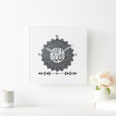 Every moment mallers Wall Clock Vierkante Klok (Huis)