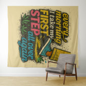 Every Morning - Medium (50" x 60") Tapestry Wandkleed (In Situ (horizontaal))