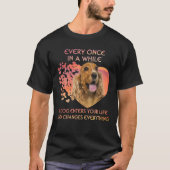 Every Once In A While A Dog English Cocker Spaniel T-shirt (Voorkant)