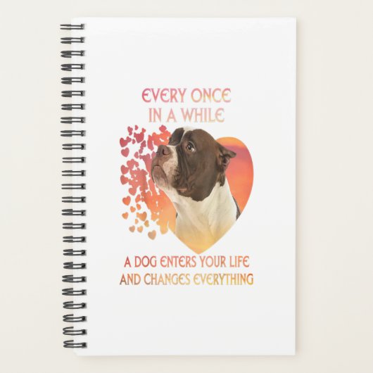 Every Once In A While A Dog Enters You Life Planner (Voorkant)