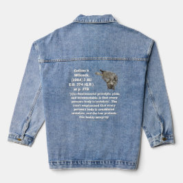 Every person’s body is inviolate by RoseWrites  Denim Jacket