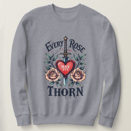 Every Rose Has Its Thorn Trui (Design voorkant)
