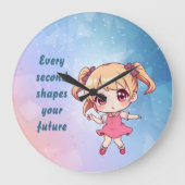 Every second shapes your future grote klok (Voorkant)