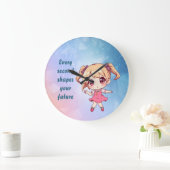 Every second shapes your future grote klok (Huis)