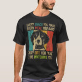 Every Snack You Make  German Shorthaired Pointer T-shirt (Voorkant)