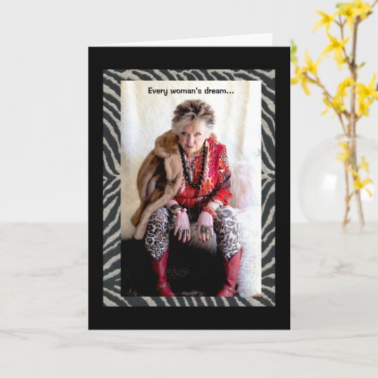 Every Woman's Dream Card Kaart (Gele Bloem)