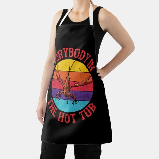 Everybody In The Hot Tub Crawfish Crayfish Eating Schort (Insitu)