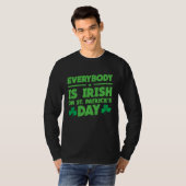 Everybody is Irish on St Patricks Day costume Men  T-shirt (Voorkant volledig)