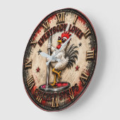 Everybody Loves Chicken Strips Funny Chicken Grote Klok (Hoek)