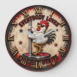 Everybody Loves Chicken Strips Funny Chicken  Grote Klok