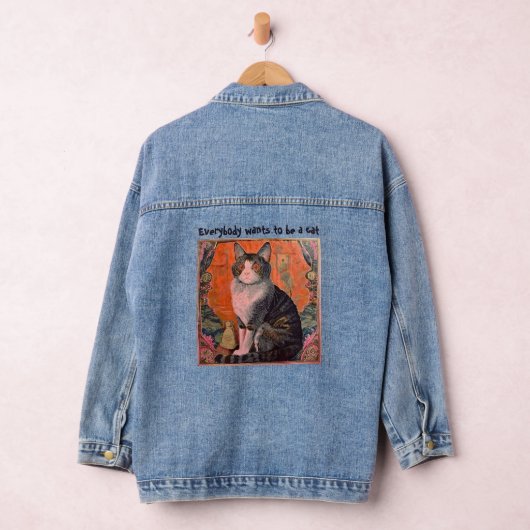 Everybody wants to be a cat denim jacket (Hangar)