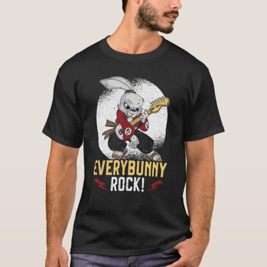 Everybunny Rock Rabbit Whisperer Animal Bunny Roc T-shirt (Voorkant)