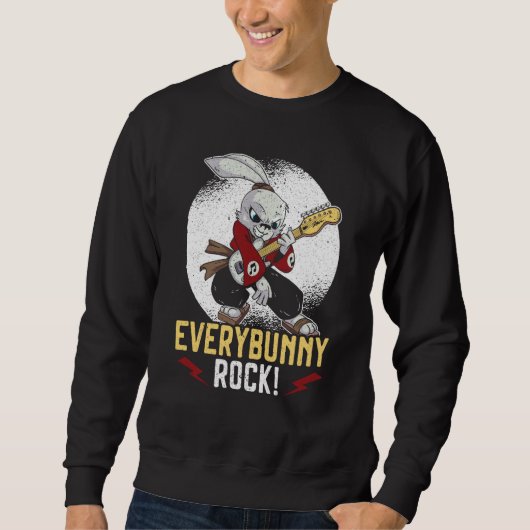 Everybunny Rock Rabbit Whisperer Animal Bunny  Roc Trui (Voorkant)