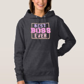 Everyday Casual Hoodie – Best Boss Ever  (Voorkant)