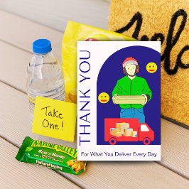 Everyday Delivery Driver Card With Your Message Bedankkaart