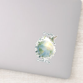Everyday Earth Day Hummingbird Bird Sticker