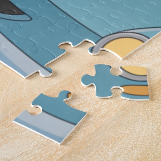 Everyday fun in town puzzle legpuzzel (Zijkant)