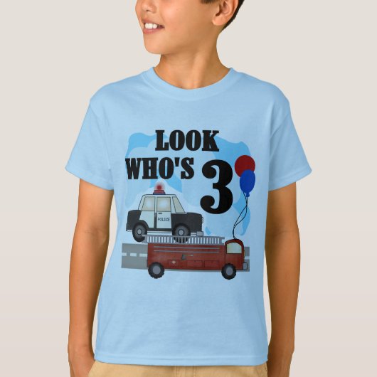 Everyday Heroes 3rd Verjaardag Tshirts en geschenk (Voorkant)