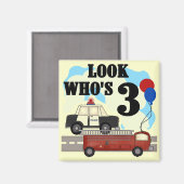 Everyday Heroes 3rd Verjaardag Tshirts en geschenk Magneet (Voorkant / Achterkant)