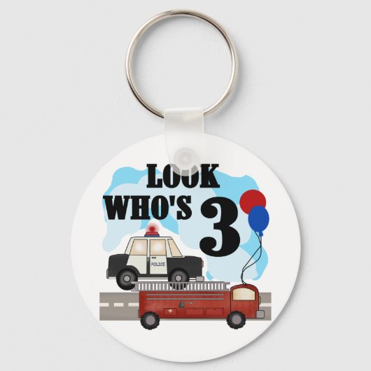 Everyday Heroes 3rd Verjaardag Tshirts en geschenk Sleutelhanger (Voorkant)