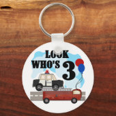 Everyday Heroes 3rd Verjaardag Tshirts en geschenk Sleutelhanger (Voorkant)