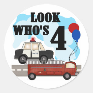 Everyday Heroes 4th Verjaardag Ronde Sticker