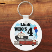 Everyday Heroes 4th Verjaardag Sleutelhanger (Voorkant)