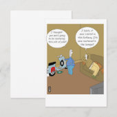 Everyday humour card for the old scooter fanatic (Voorkant / Achterkant)